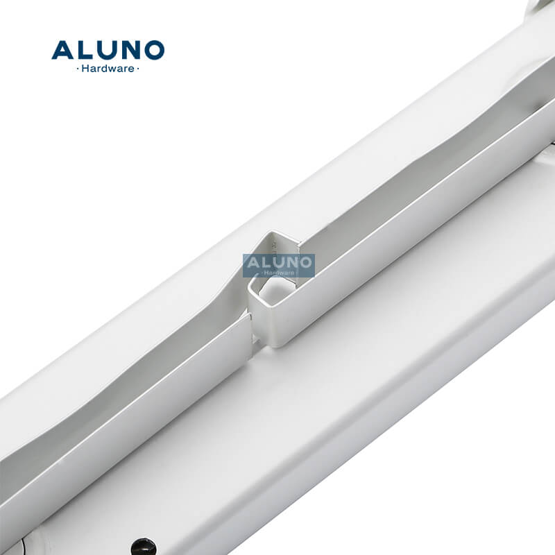 Aluno铝制叶片快门手柄窗户支架塑料玻璃窗户百叶窗框架