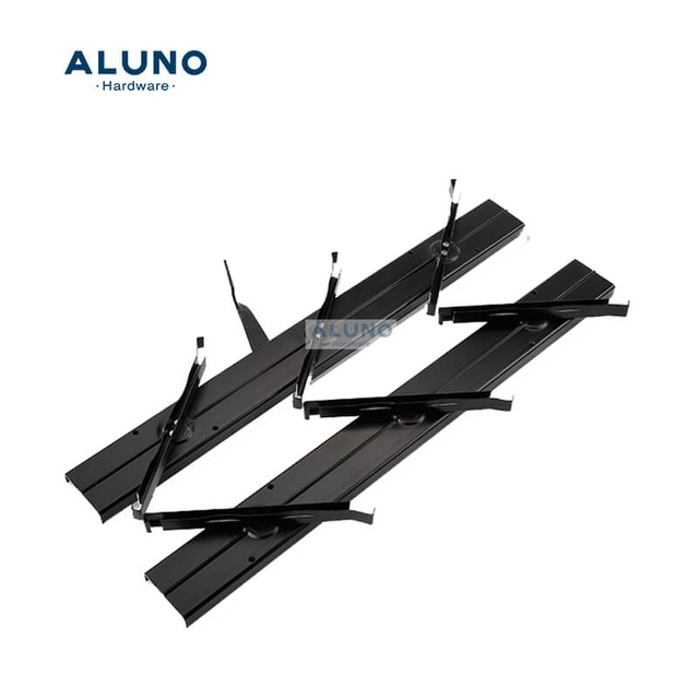 Aluno铝制叶片快门手柄窗户支架塑料玻璃窗户百叶窗框架