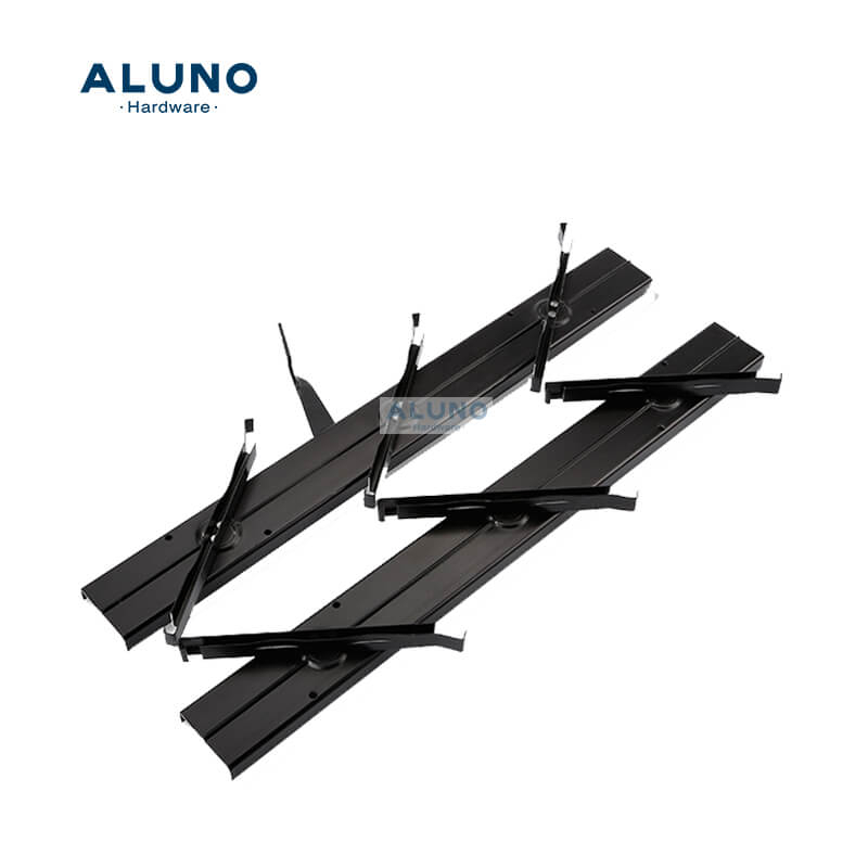 Aluno铝制叶片快门手柄窗户支架塑料玻璃窗户百叶窗框架