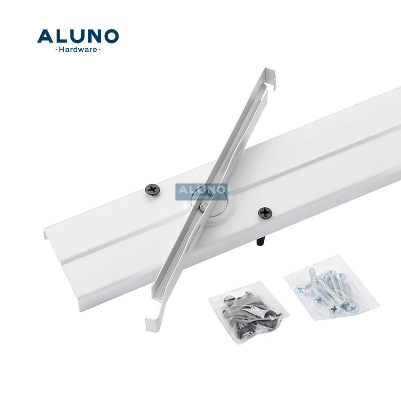Aluno铝制叶片快门手柄窗户支架塑料玻璃窗户百叶窗框架