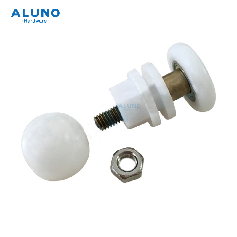Aluno淋浴门窗户硬件滑动门配件尼龙滚轮滑轮滚轮 