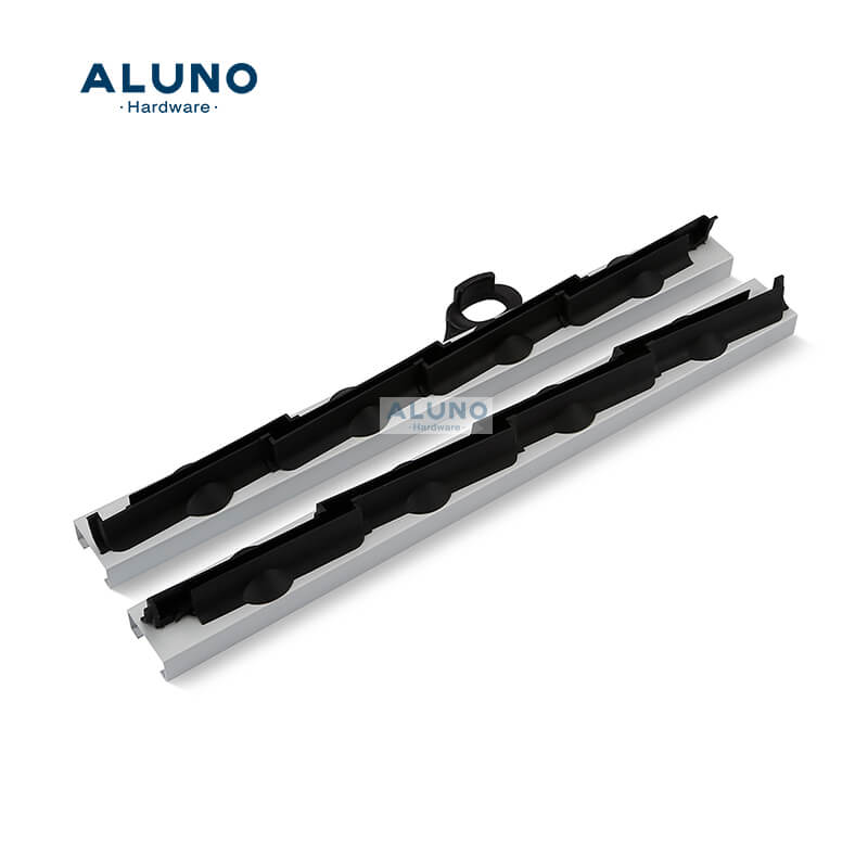 Aluno批发耐用玻璃凉棚天篷铝百叶窗框架金属百叶窗塑料窗框