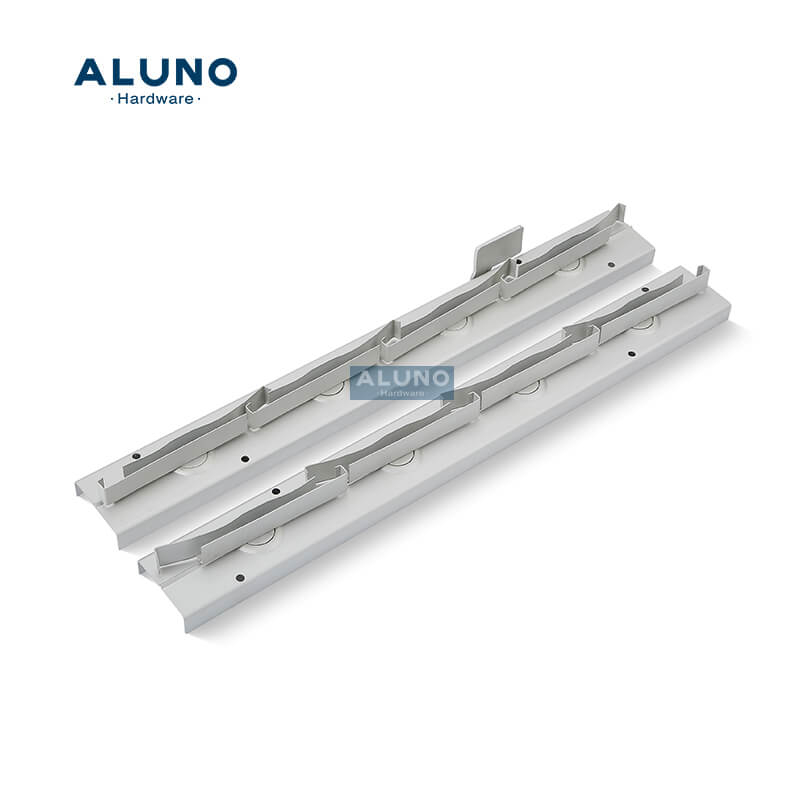 Aluno铝制叶片快门手柄塑料玻璃窗户百叶窗框架