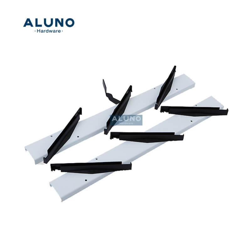 Aluno工厂百叶窗窗百叶窗铝塑料百叶窗框架手柄操作员