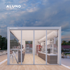 Aluno通风透气的耐用防晒霜雨窗可调节百叶窗框架