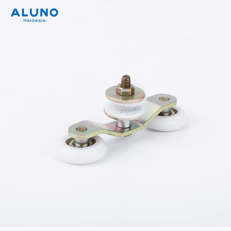 Aluno淋浴门五金配件浴室滑动门尼龙滚轮轮子